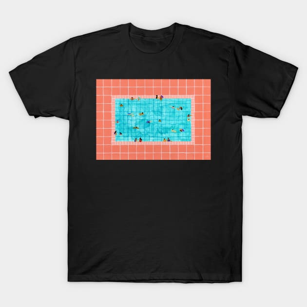 Coral Pool T-Shirt by HeloBirdie